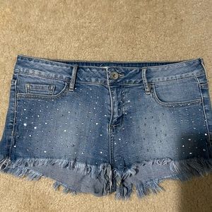 Pac Sun Rhinestone Shorts - Size 9